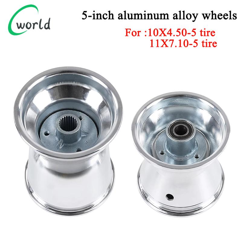 5 inch GO KART wheel rear 11X7.10-5 front 10X4.50-5 Wheel Rim for KARTING ATV UTV Racing Golf Buggy Drift Trike Slick - AliExpress 201355758 image 1