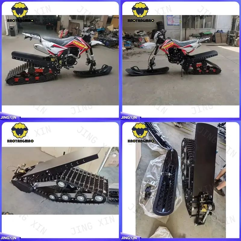 for Tracks 250CC Pit Dirt Bike Snowmobile Kit Assembly and Wheel Rear Track for Go Kart UTV ATV - AliExpress 1420 image 1