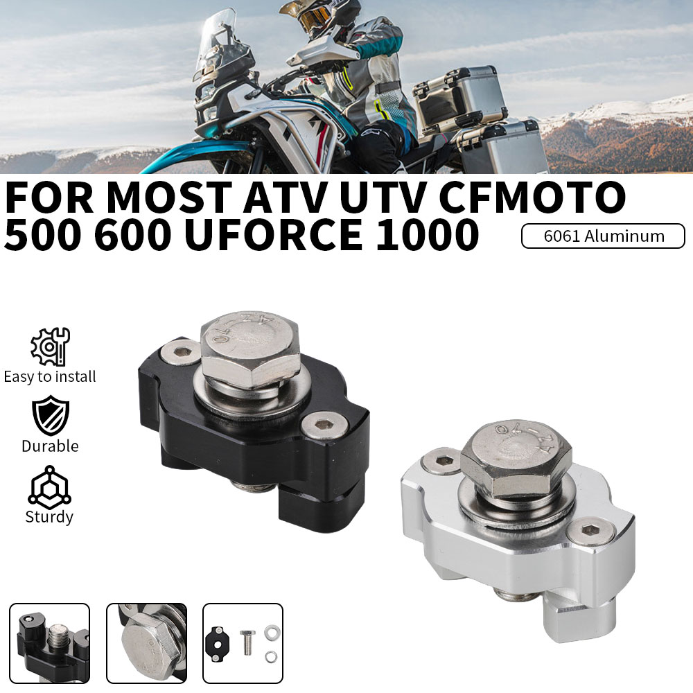 ATV Tie Down Body Anchor Fixed Anchors For Most ATV UTV CFMOTO 500 600 Uforce 1000 Motorcycles Accessories 6061 Aluminum - AliExpress 201355758 image 1